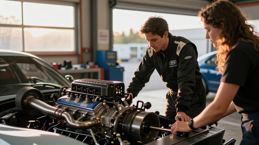 Watch Ford’s Hypercar V8 Rev Through A Lap Of Le Mans On The Dyno
