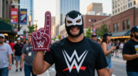 WWE Supporters Gather In Downtown Minneapolis For Fan Event Ahead Of SummerSlam
