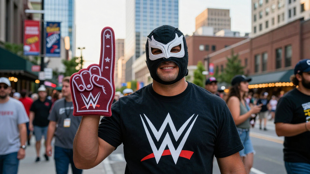 WWE Supporters Gather In Downtown Minneapolis For Fan Event Ahead Of SummerSlam