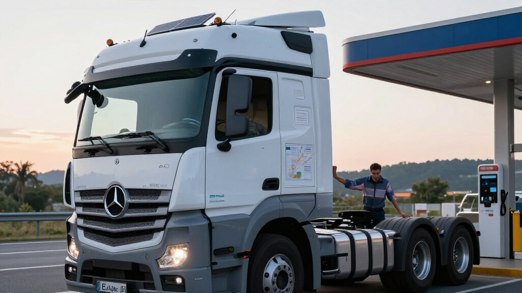 Elektrotrucker Sets Off To Circumnavigate The Globe In A Mercedes eActros 600 Electric Truck
