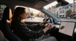 This Tesla FSD Ride Through Brussels Went Well. Mostly