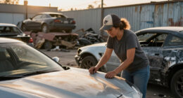 When A Tornado Destroyed 100 Brand New Corvettes, This Salvage Yard Got To Work