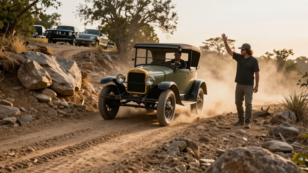 1928 Ford Model A Unfazed By Off-Road Course Made For Modern Trucks