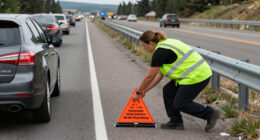 Colorado’s Plan To Protect Emergency Workers On The Shoulder? Giant, Neon Green Ford Trucks