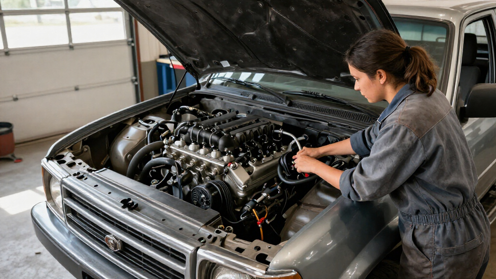 Gigantic 102.4L Engine Requires An Entire Pickup Truck To Start It