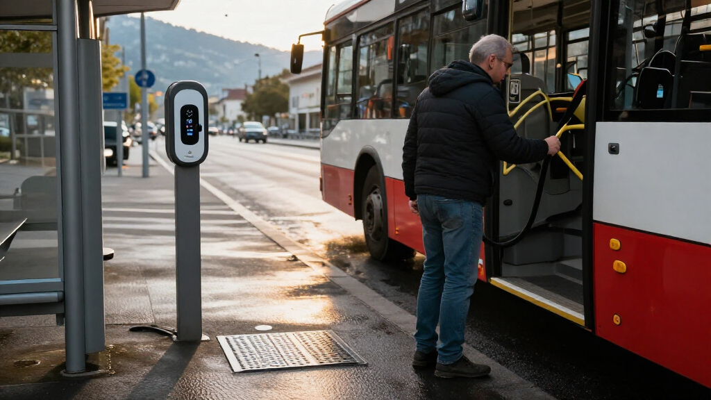 Swiss Startup Develops A System That Wirelessly Charges Electric Buses Through Their Tires