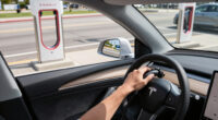 Tesla Adds Emergency Feature So You Can Drive Away From Supercharger Without Unplugging